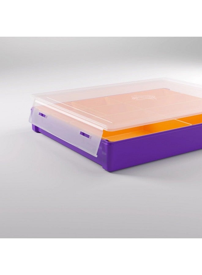 Gamegenic صندوق توكن سيلو القابل للتحويل | تخزين وتنظيم رموز ألعاب الطاولة | 9 صواني قابلة للإزالة بأحجام مختلفة | صندوق توكن قابل للتكديس | تصميم مريح يوفر المساحة | لون برتقالي | من جيمجينيك (GGS22006ML) - Image 2