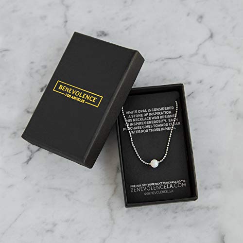 Benevolence LA Choker Necklace, Opal Dainty Beaded Necklace for Women, Mothers Day Gifts for Mom, Delicate Short Dainty Fashion Accessories | Designed in California - Image 2