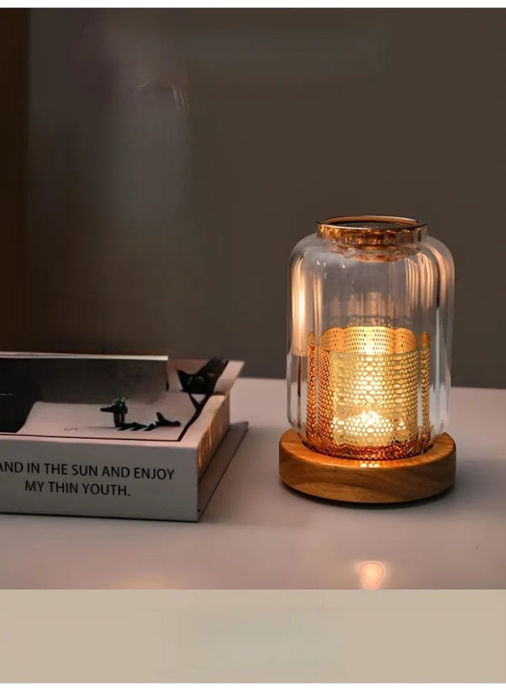New Home Oud Incense Burner, Glass Candle Warmer Lamp for Bakhoor/Oud, Home & Festival Decor Descripti - Image 3