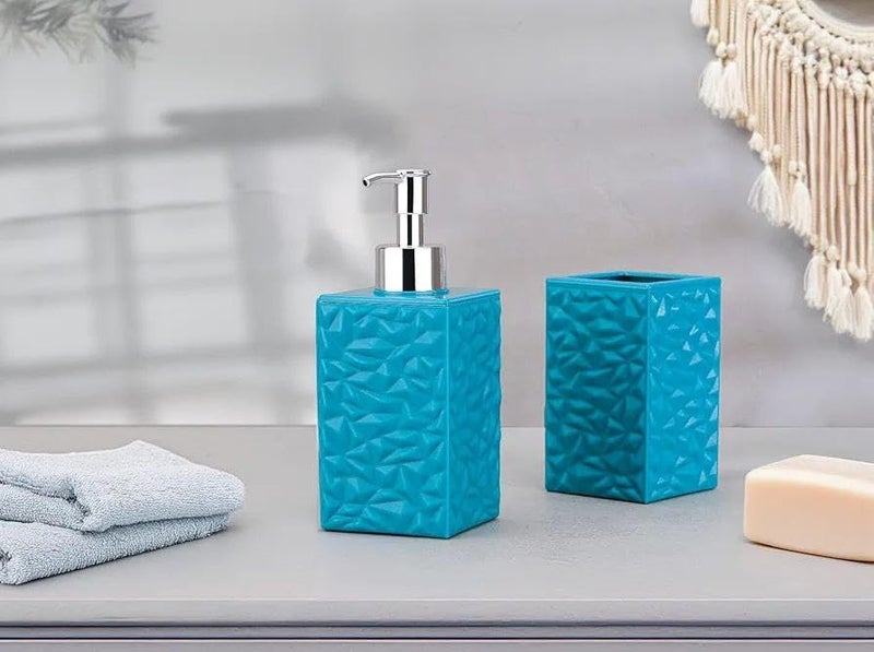 BBD kitchen shop Refillable Hand Soap Dispenser Unbreakable Liquid SoapShampooHand washSanitizerLotion Dispenser Plastic Bottle for Kitchen WashBasin and Bathroom Pack of 1 - Image 3