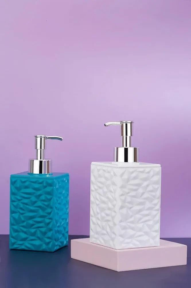 BBD kitchen shop Refillable Hand Soap Dispenser Unbreakable Liquid SoapShampooHand washSanitizerLotion Dispenser Plastic Bottle for Kitchen WashBasin and Bathroom Pack of 1 - Image 4
