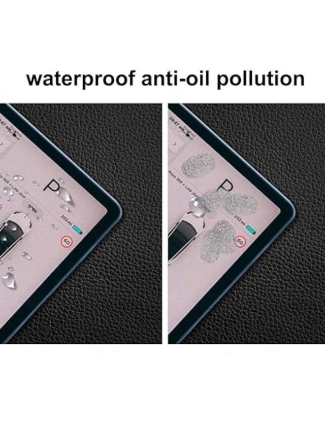 9H Matte Tempered Glass Screen Protector for Tesla Model 3 (2024–2025) and Model Y (2025) – Anti-Glare, Anti-Fingerprint, Ultra Clear and Smooth Touch – Front and Rear Protection with Easy Installation Tools - Image 3