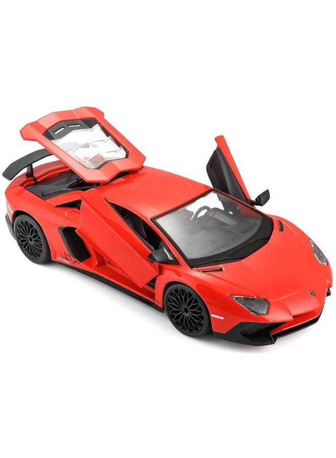 بوراجو نموذج سيارة لامبورغيني أفينتادور SV كوبيه مصبوب بمقياس 1:24