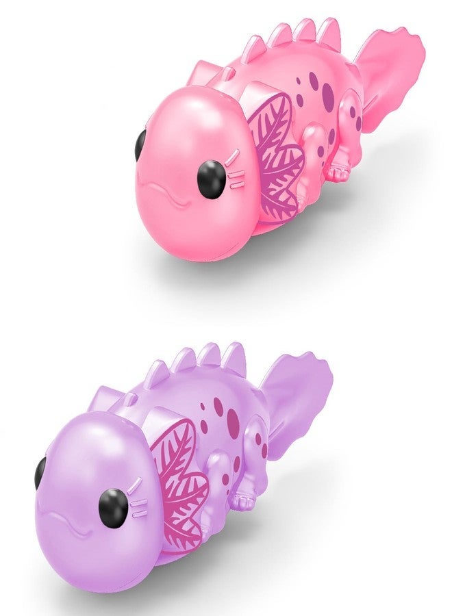 ZOHANINDL Robo Axolotl Alive Robo Fish Robotic Swimming Fish, A Living pet Baby Axolotl (Pink or Purple) 01 Pcs, Bath Pool Water Toys,Comes with Batteries, Birthday Parties for Boys and Girls - Image 1