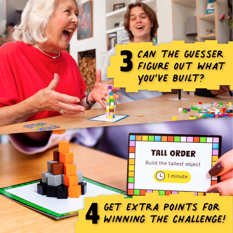 BIG POTATO حفلة بطاطا كبيرة: لعبة لوحية ملونة لبناء الكتل للعائلات للأطفال من عمر 8 سنوات فما فوق، البالغين، المراهقين - Image 4