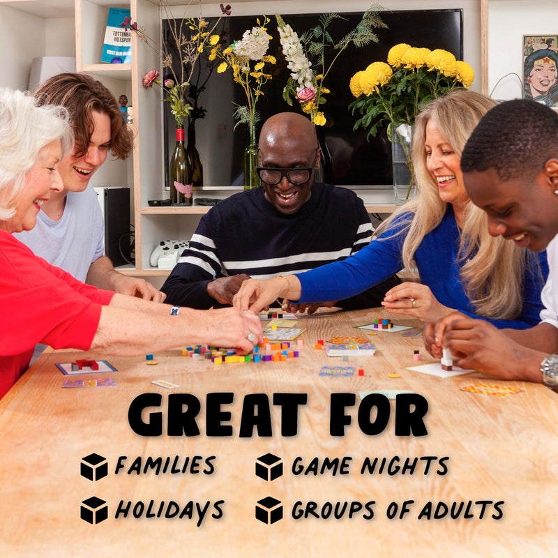 BIG POTATO حفلة بطاطا كبيرة: لعبة لوحية ملونة لبناء الكتل للعائلات للأطفال من عمر 8 سنوات فما فوق، البالغين، المراهقين - Image 5