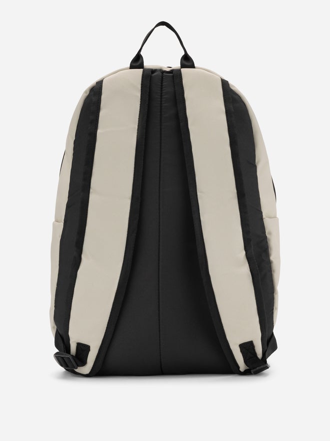 New Balance Beige Logo Detail Backpack - Image 4
