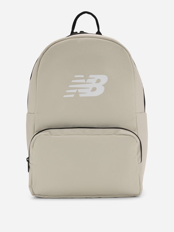 New Balance Beige Logo Detail Backpack - Image 1