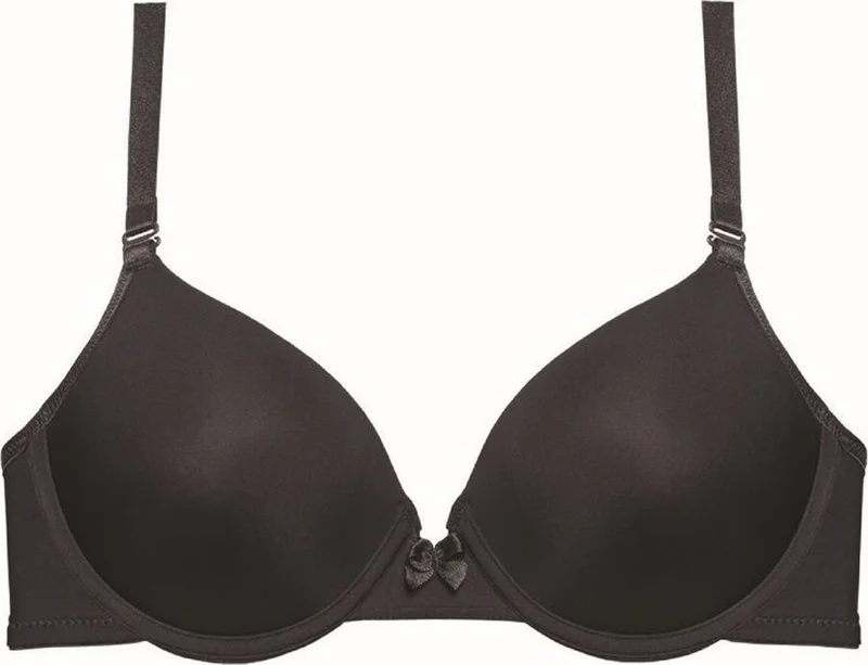 ماجيك فورم 3500 Padded Plain Fabric Bean Support Padded Bra - Black