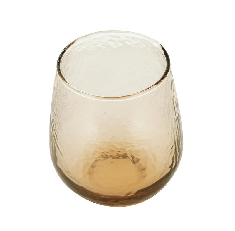 OGGN OGGN Elegant Brown Juice Glass Set of 2 Premium Drinking Glasses for Water Juice Cocktails and Beverages Durable Stylish Glassware for Everyday Use or Special Occasions - Image 5
