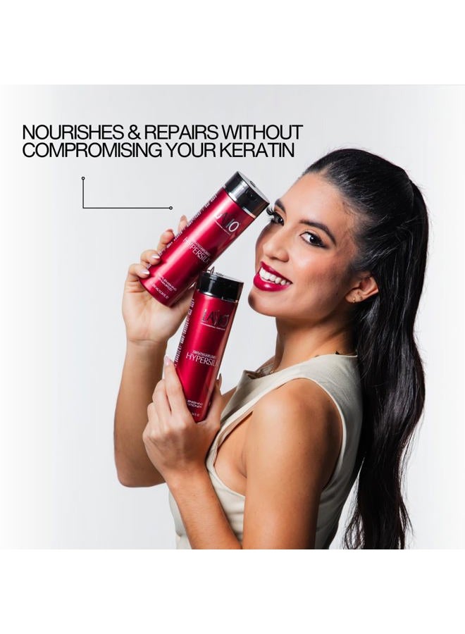 Lasio Keratin-Infused HYPERSILK Replenishing Conditioner - 12.34 Fl. Oz - Repair, Restore & Redefine Hair Care Product - Image 2