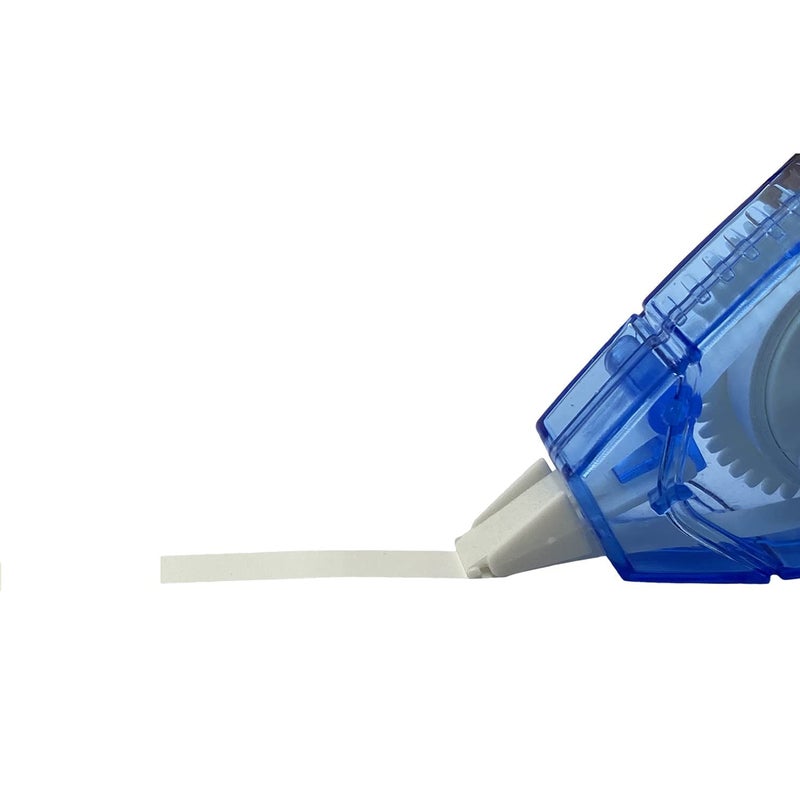 MINtile Since 2000 | Correction Tape with Protective Front Cap – 5mm x 72M (12M x 6pcs) Writable White Out Tape for Mistake Correction | Easy to Use Stationery for Kids, Students & Office (Pack of 6) - Image 3