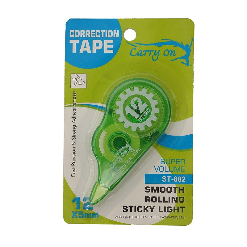 MINtile Since 2000 | Correction Tape with Protective Front Cap – 5mm x 72M (12M x 6pcs) Writable White Out Tape for Mistake Correction | Easy to Use Stationery for Kids, Students & Office (Pack of 6) - Image 5