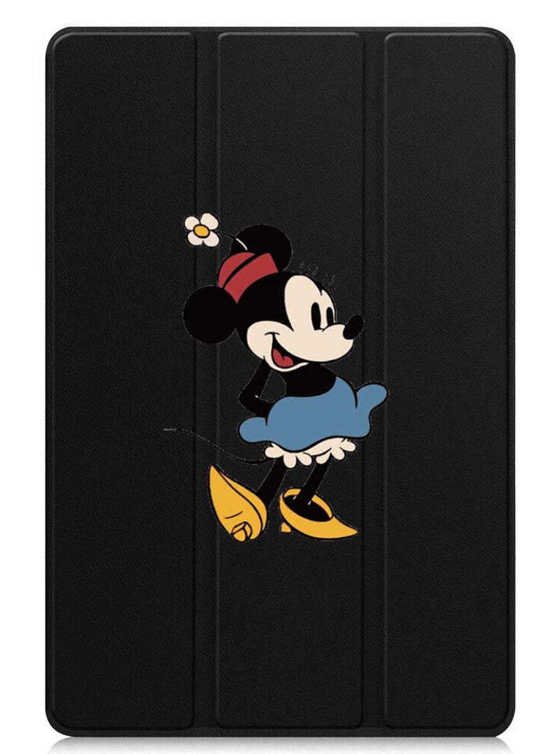 Theodor Protective Flip Case For Apple iPad mini 7th Generation (A17 Pro 2024 / Mini 6 2021 6th Generation) With Trifold Stand Auto Wake Sleep Shockproof Cover Minnie - Image 1