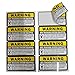 TOTOMO Double Sided 8pc GPS Tracking Sticker AntiTheft Car Vehicle Warning 3 x 15 SelfAdhesive Sign Durable Weatherproof - Image 2