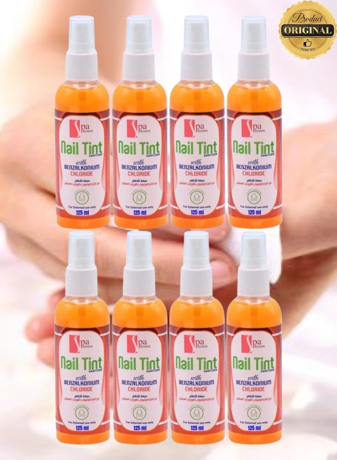 سبا سيستم 8 قطع صبغة أظافر بكلوريد البنزالكونيوم للاستخدام الخارجي فقط 125 مل - Image 1