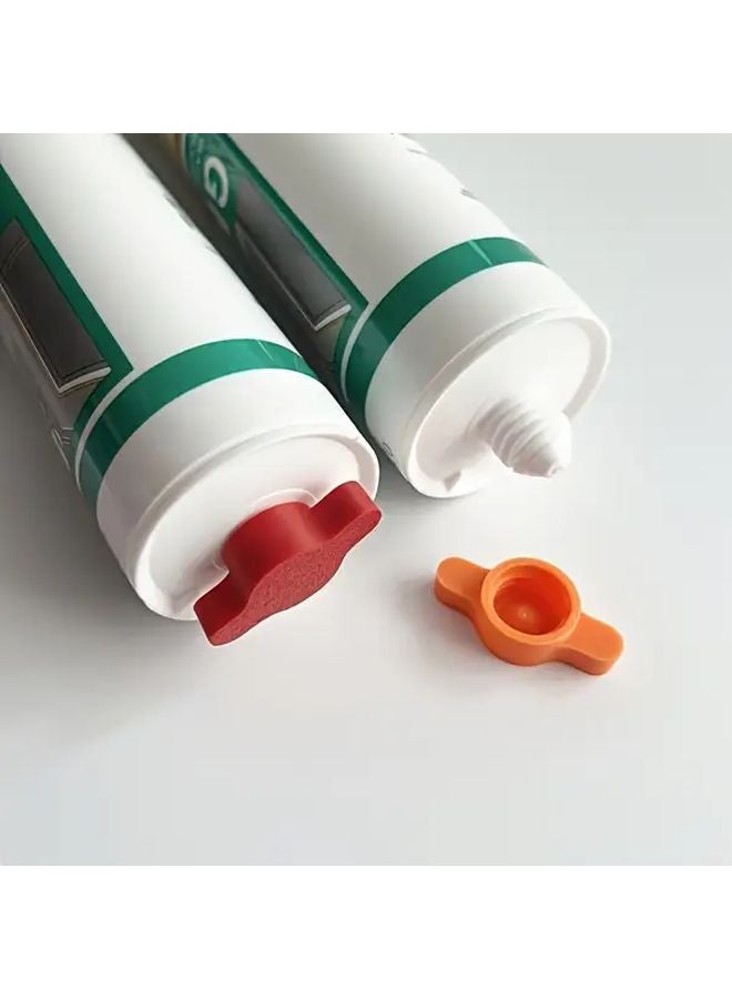 Red Glue Seal Cap Internal Cone Design Prevents Drying For Standard Diameter Tubes - Image 3
