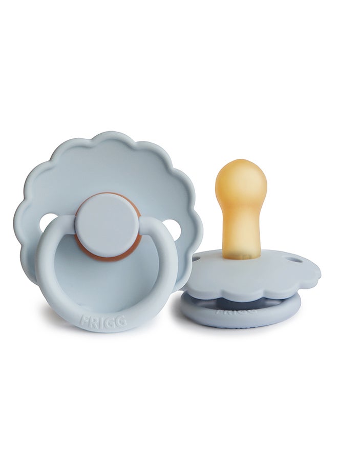 FRIGG Daisy Silicone Baby Pacifier 6-18M 1-Pack Powder Blue - Size 2 - Image 2