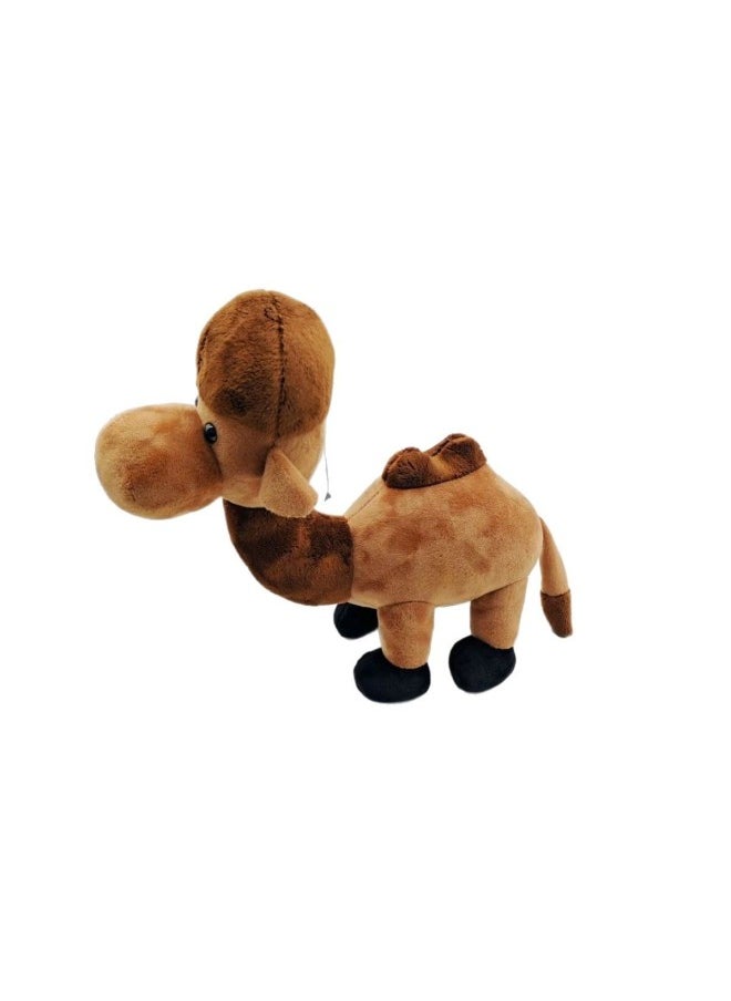 Generic - Cute Desert Camel Customized Doll Stuffed Toy Pendant Tourist Scenic Area Children's Dunhuang Souvenir-Color:Dark Brown - Image 1