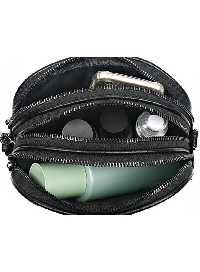 Shoulder Purse Fashion Crossbody  Shoulder Bags ，Women PU Leather Small Handbag， Messenger Purse Vintage Female Clutch,Small Purse for Women, Retro Classic Tote HandBag Shoulder Bags Clutch Purse - Image 3