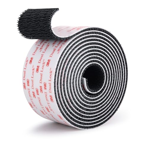 Ndcadhesive Dual Lock SJ3550 Made of 3M Heavy Duty Reclosable Fastener 2" x 7.5Ft Industrial Strength Mounting Strips Self Mating Interlocking Hook with Strong Adhesive for Indoor Outdoor Home Office Deco - Image 1