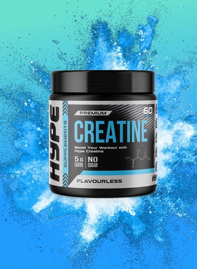 هايب كرياتين مونوهيدرات – مسحوق | ٣٠٠ غرام | ٥ غرام كرياتين نقي لكل حصة - Image 2