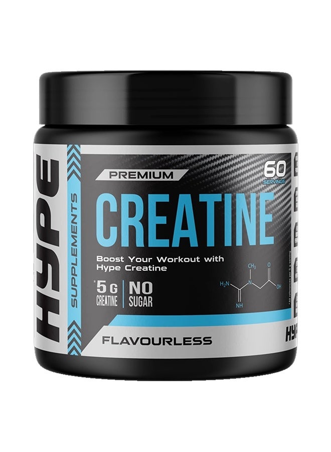 هايب كرياتين مونوهيدرات – مسحوق | ٣٠٠ غرام | ٥ غرام كرياتين نقي لكل حصة - Image 1