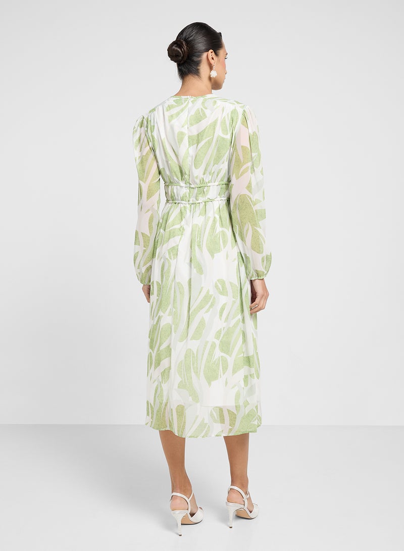 ELLA Floral Print Midi Dress  - Image 2