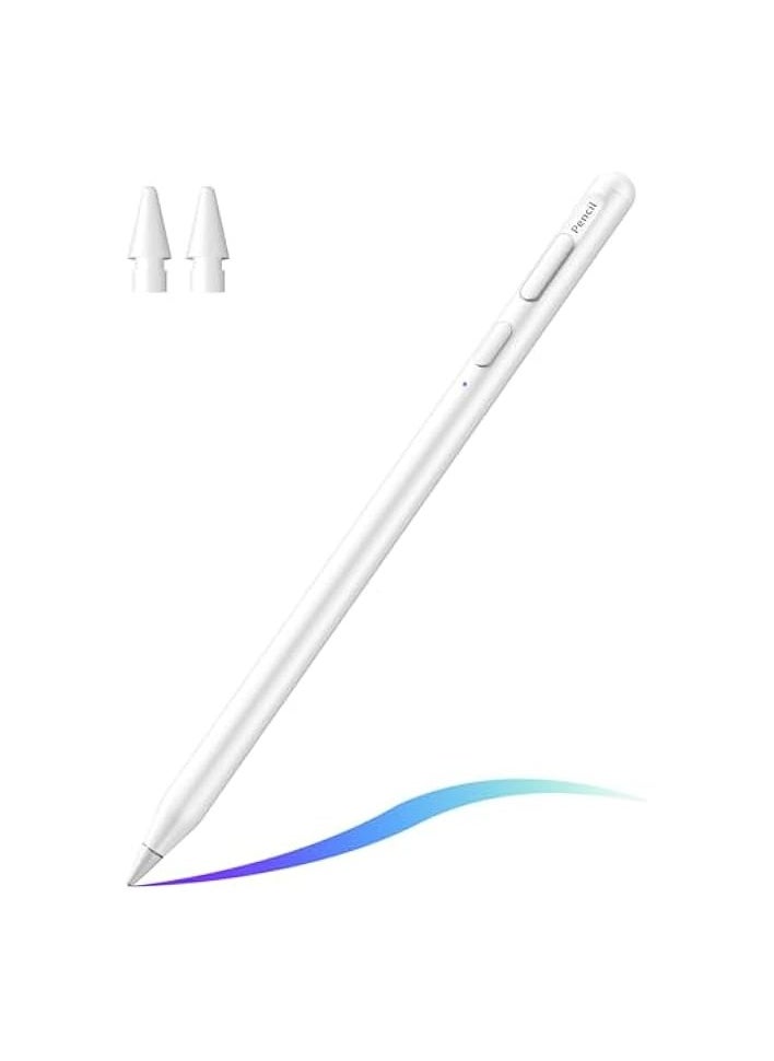 erorex iPad Pencil, Active iPad Stylus Pen with 10X Fast & Palm Rejection Magnetic Absorption Replacement for Apple Pencil - for iPad 6-10th, Pro 11''/12.9'' 3-6th, Air 3-5th, Mini 5-6th Gen  - Image 1