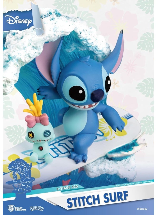 BEAST KINGDOM Disney Lilo & Stitch D-Stage Dream Series Stitch Surf Diorama (15 cm) - Image 3