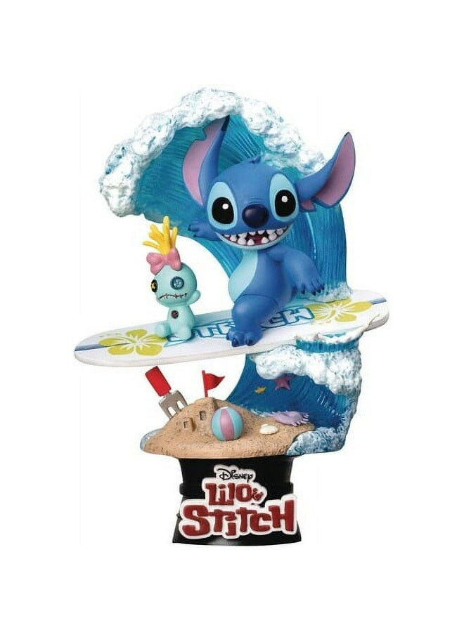 BEAST KINGDOM Disney Lilo & Stitch D-Stage Dream Series Stitch Surf Diorama (15 cm) - Image 2