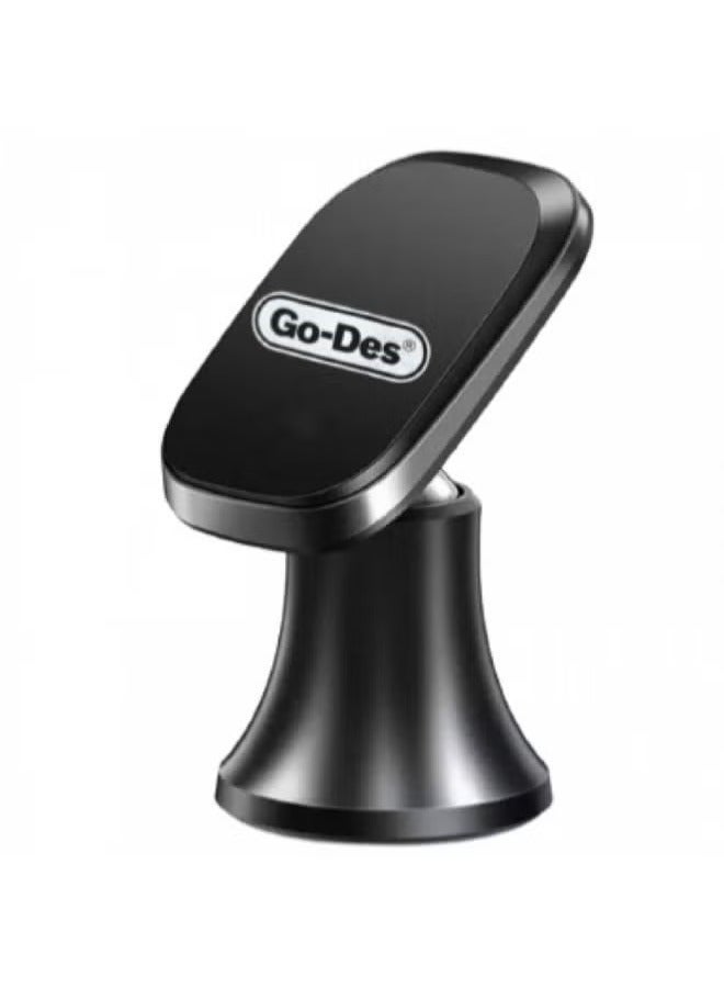 GO-DES GD-HD682 Super Magnetic Car Mount Holder – Ultra-Strong Magnet, 360° Rotation, Secure Dashboard & Windshield Phone Holder – Compatible with iPhone, Samsung & Other Smartphones – Easy Installation, Durable & Compact Design - Image 1