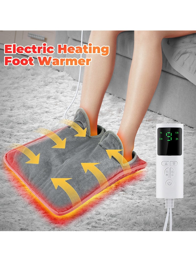 general 9th gear temperature adjustment and 4th gear regular heating heating heating foot warmer, rapid heating intelligent temperature control foot warmer artifact foot warmer - Image 2