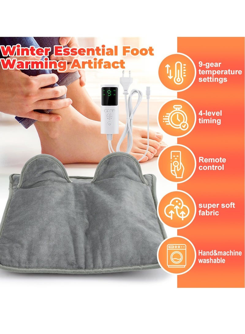 general 9th gear temperature adjustment and 4th gear regular heating heating heating foot warmer, rapid heating intelligent temperature control foot warmer artifact foot warmer - Image 3