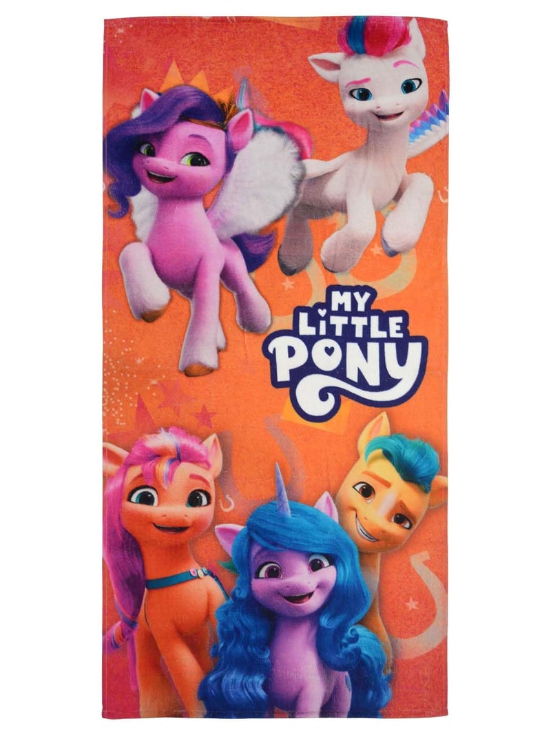 Athom Living My Little Pony Kids Bath Towel, Soft Cotton, Fun & Colorful Character Design, Perfect for Toddlers, Children and Kids,Multicoloured. - Image 3