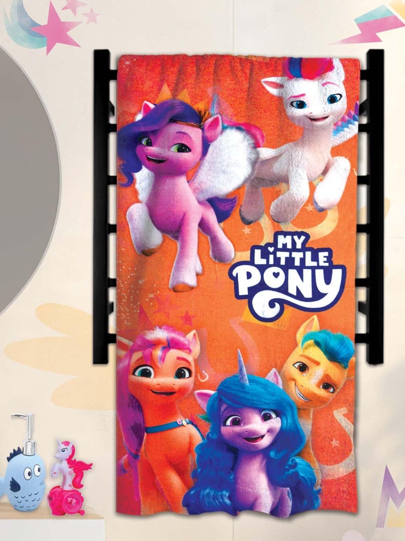 Athom Living My Little Pony Kids Bath Towel, Soft Cotton, Fun & Colorful Character Design, Perfect for Toddlers, Children and Kids,Multicoloured. - Image 2