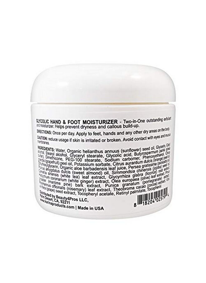 Karina Skin Care - Karina Glycolic Hand And Foot Moisturizer 4 Ounces - Image 1