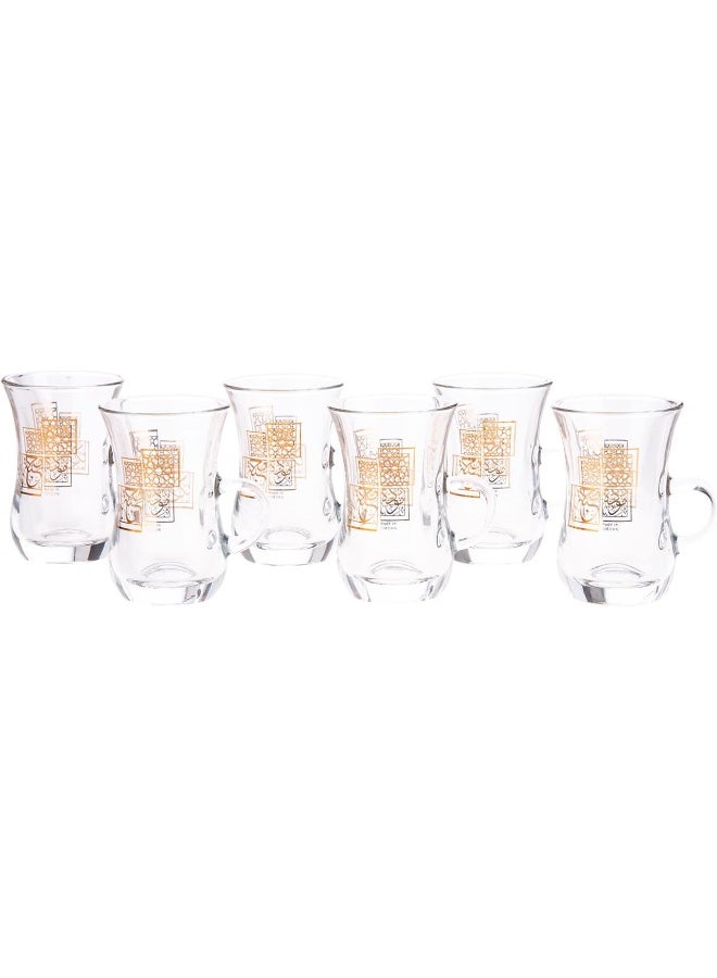 AKDC 6Pcs Glass Tea Tumbler - Image 1