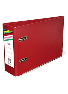 FIS FIS Pack of 25 Pieces Fixed Mechanism Box File Maroon  - Image 2