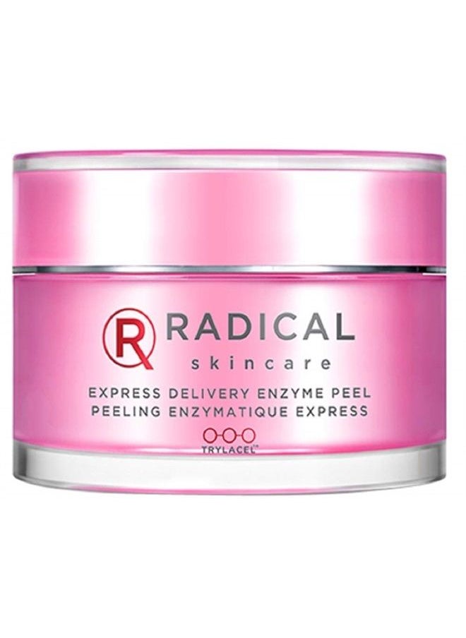 Radical Skincare Express Delivery Facial Enzyme Peel Mask Cleanser Exfoliator - Reveal Smooth, Supple, Polished Skin In Minutes | Paraben & Cruelty Free | Clinically Proven Results (1.7 oz)  - Image 1