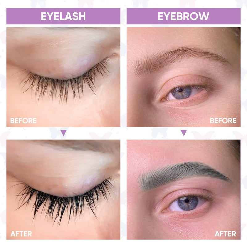Libeauty Eyelash Black Color Kit, Semi-Permanent Hair Color Kit for Lash and Brow Cute Butterfly Disposable Individual Sachet Kit Instant Voluminous Coloring Eyebrow Colour Kit - Image 2