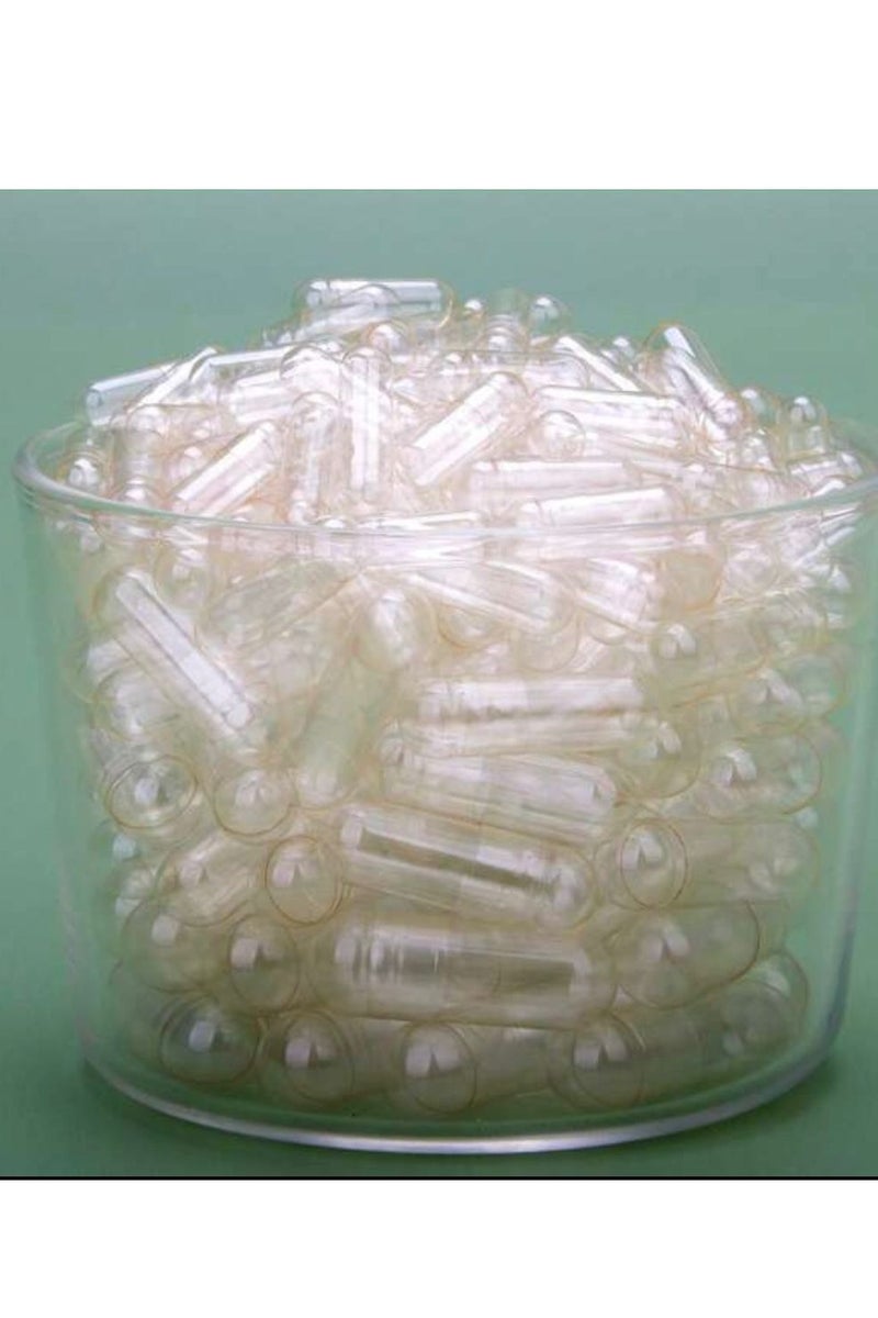 Empty Capsules Size 0 - 100 Empty Gelatin Capsules - Empty Pill Capsules - Do It Yourself Capsule Filler - Empty Fillable Pill Capsules - Image 2