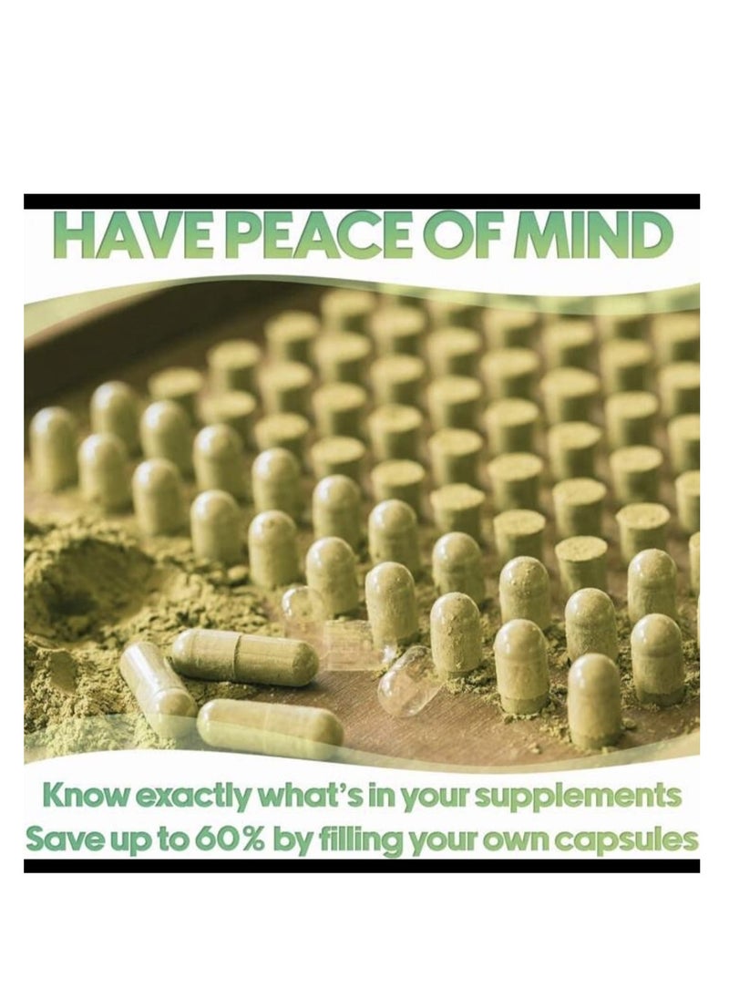 Generic - Empty Capsules Size 0 - 100 Empty Gelatin Capsules - Empty Pill Capsules - Do It Yourself Capsule Filler - Empty Fillable Pill Capsules - Image 1