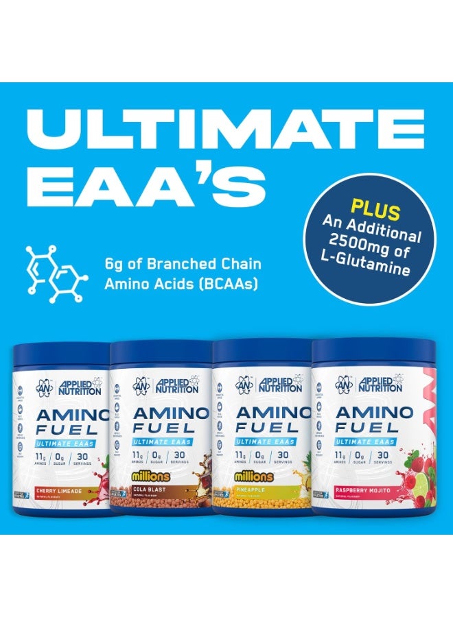Amino Fuel, Essential Amino Acids Powder 390G, 30 Servings Cherry Limeade Flavor