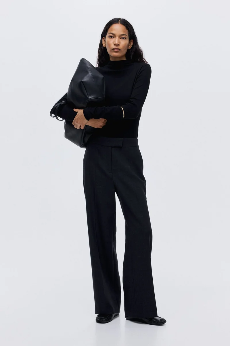 اتش اند ام بلوزة بقبة عالية