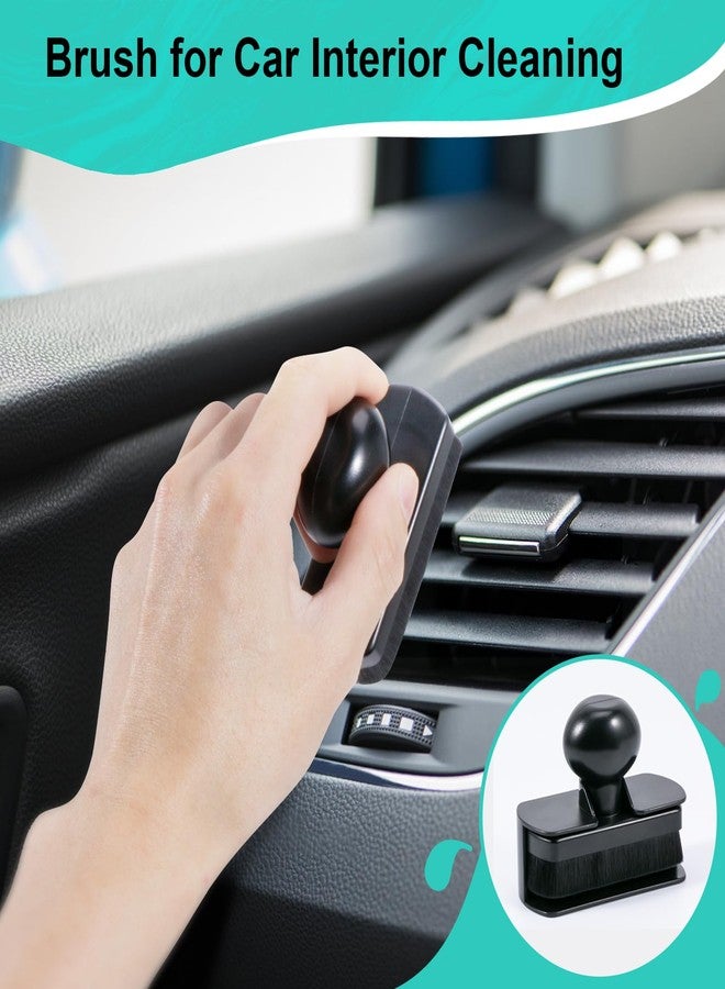 UNIMEIX Tire Shine Applicator Brush Large Vegan Tire Shine Brush with Storage Stand for Vehicles Tire Shine Polish Wax and Car Wash - Image 5