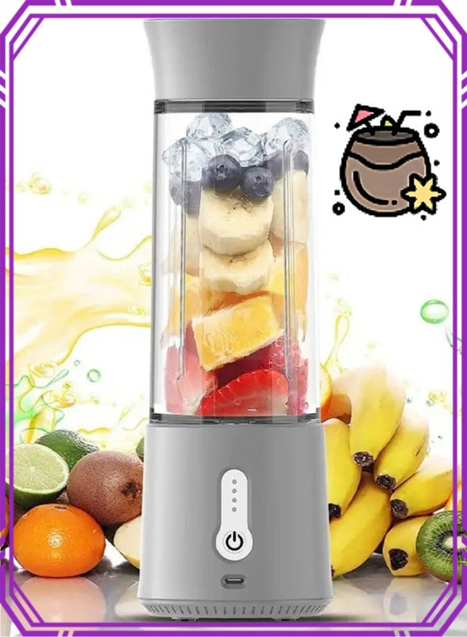 أبيكس خلاط محمول، خلاط شخصي هز وانزلاق، خلاط صغير قابل لإعادة الشحن،، مع غطاء سفر للمنزل/المطبخ/صالة الألعاب الرياضية ,الأبحاث المتعلقة ب محمول عصارة الفاكهة خلاط - Image 1