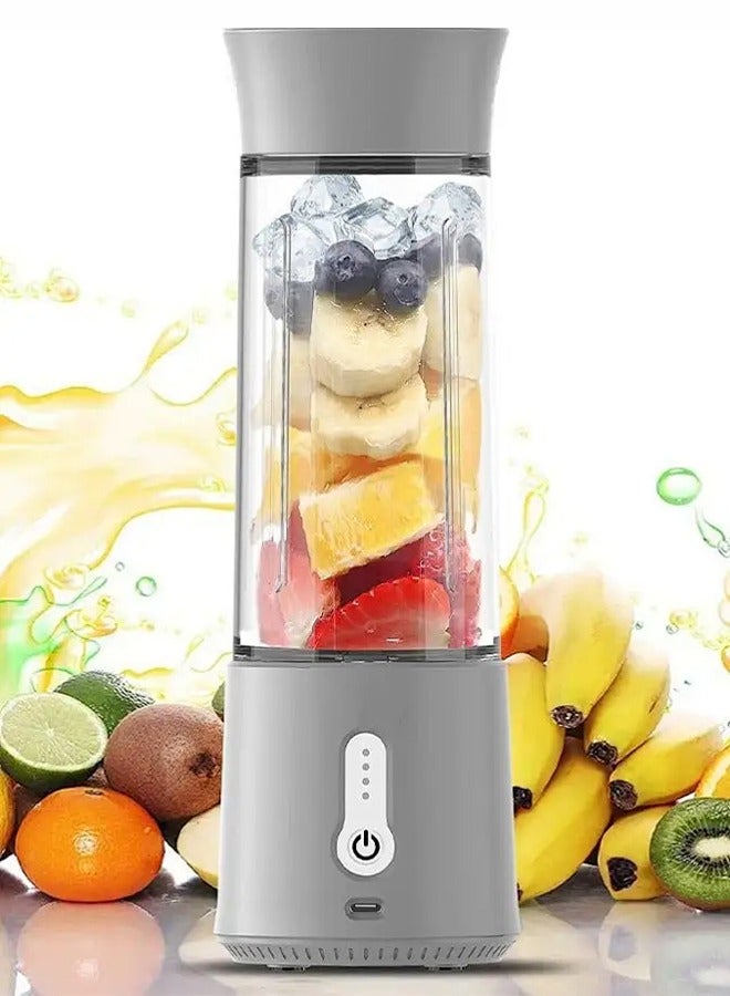 أبيكس خلاط محمول، خلاط شخصي هز وانزلاق، خلاط صغير قابل لإعادة الشحن،، مع غطاء سفر للمنزل/المطبخ/صالة الألعاب الرياضية ,الأبحاث المتعلقة ب محمول عصارة الفاكهة خلاط - Image 4