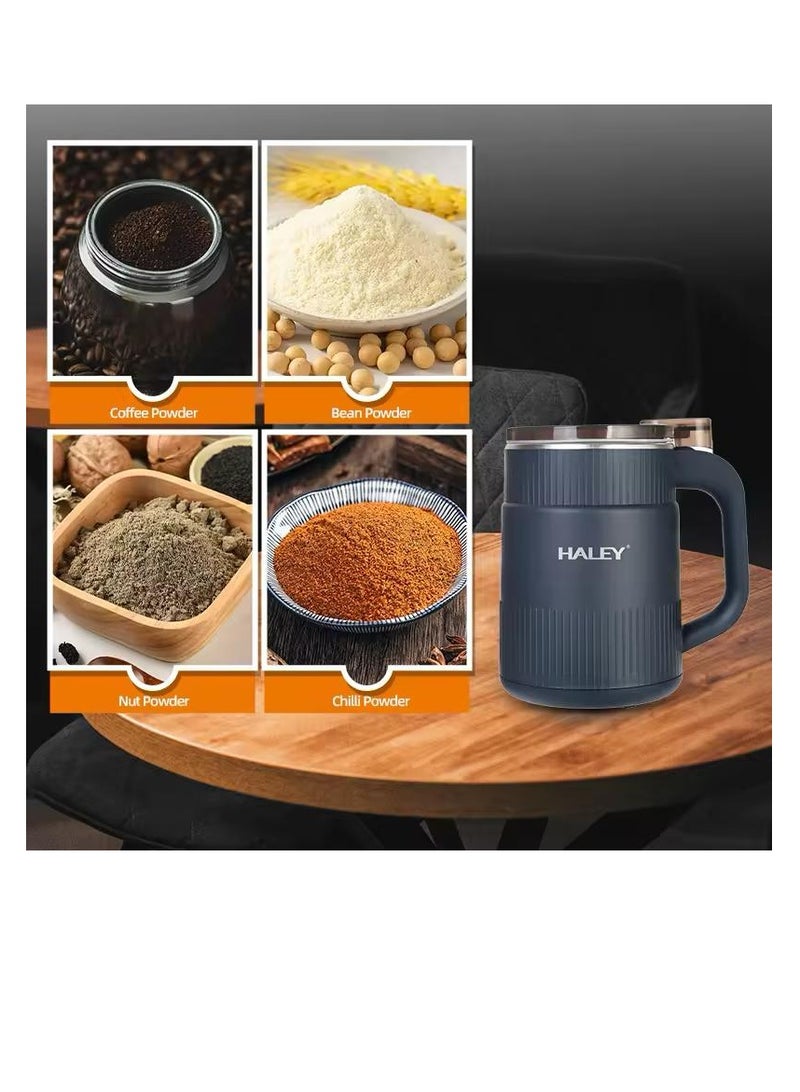 Haley Portable Small Hot Sale Mini Automatic Coffee Bean Mill Spice Grinder Machine Portable Electric Coffee Grinders  - Image 2