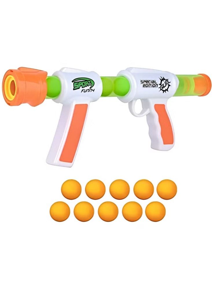 Dream Zone Atomic Power Popper Gun Ball Shooter And Foam Balls For Kids - Image 1